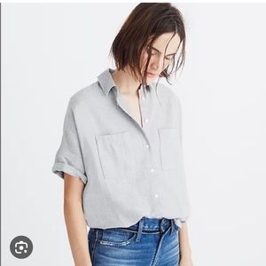 Madewell flannel courier shirt